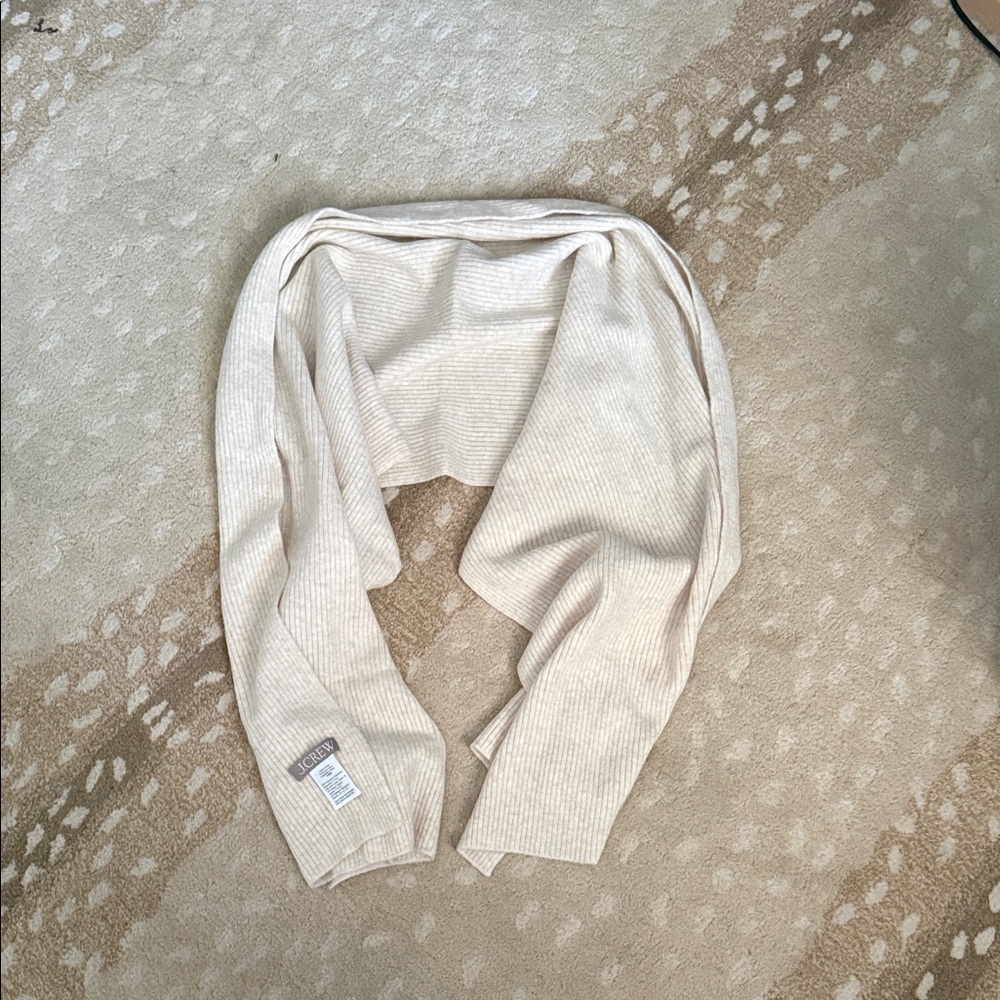 J crew ribbed scarf